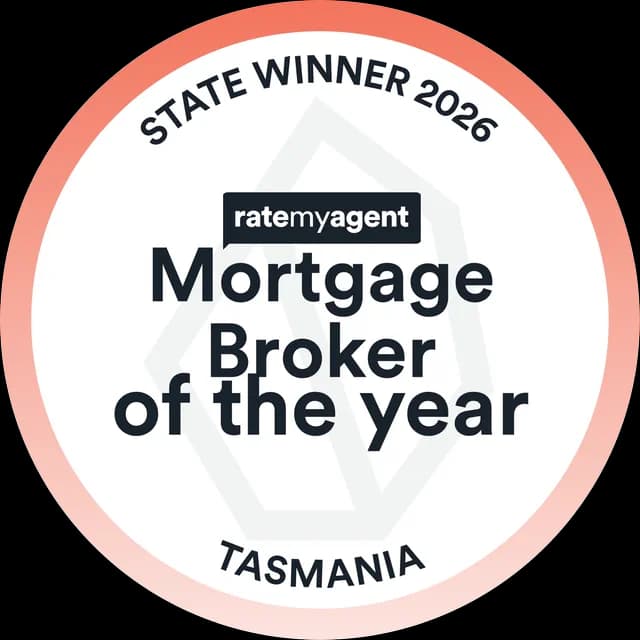 RateMyAgent 2026 state winner — Mortgage Broker of the Year, Tasmania